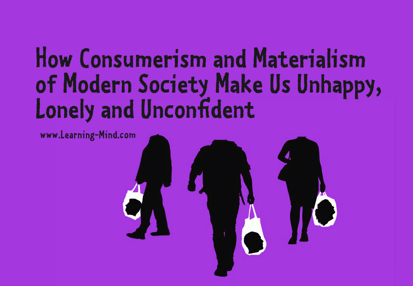 how consumerism and materialism of modern society